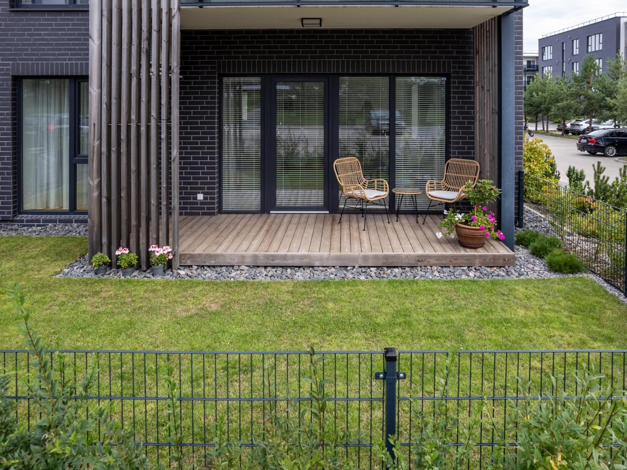 D33 Vilnius - Brand New Luxury Apartment With Terrace, Garden, Ac And Parking Extérieur photo